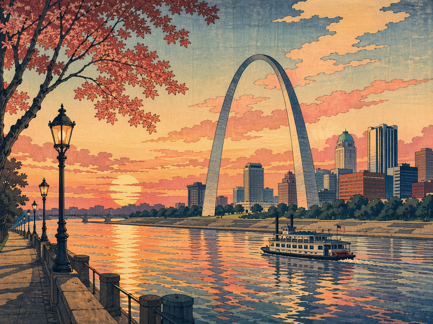 St. Louis Gateway Arch riverfront thumbnail